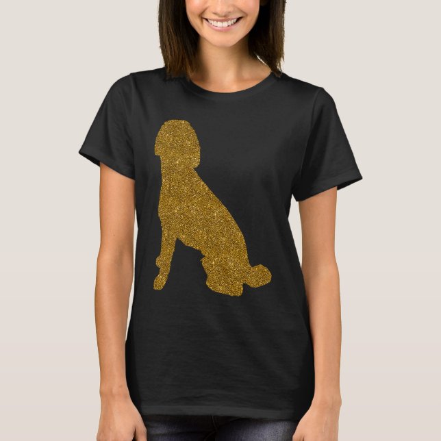 Labradoodle  For Women Girl Dog Animal Poodle T Shirt (Framsida)