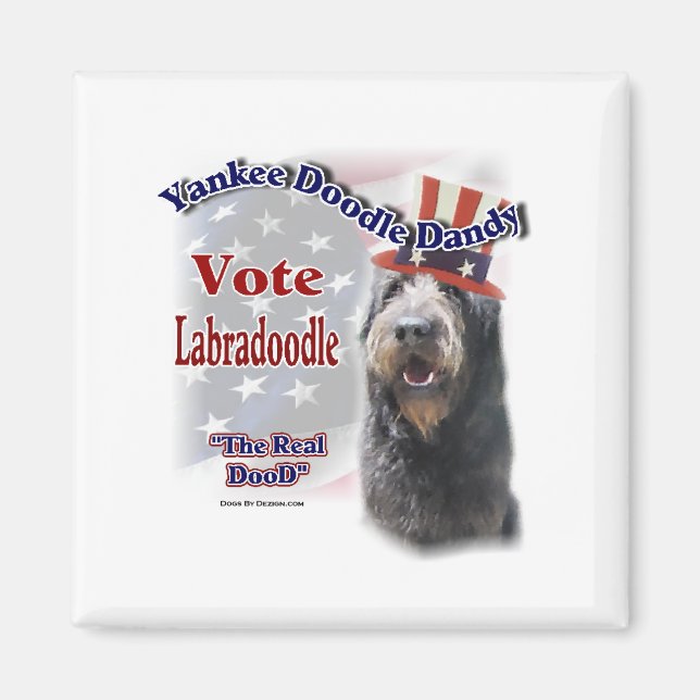 Labradoodle-gåvor Magnet (Framsidan)