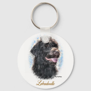 Labradoodle gåvor nyckelring