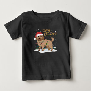 Labradoodle God jul Funny Julafton Hund älskare T Shirt