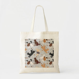 Labradoodle/Goldendoodle Bones och Tass Tote Bag Tygkasse