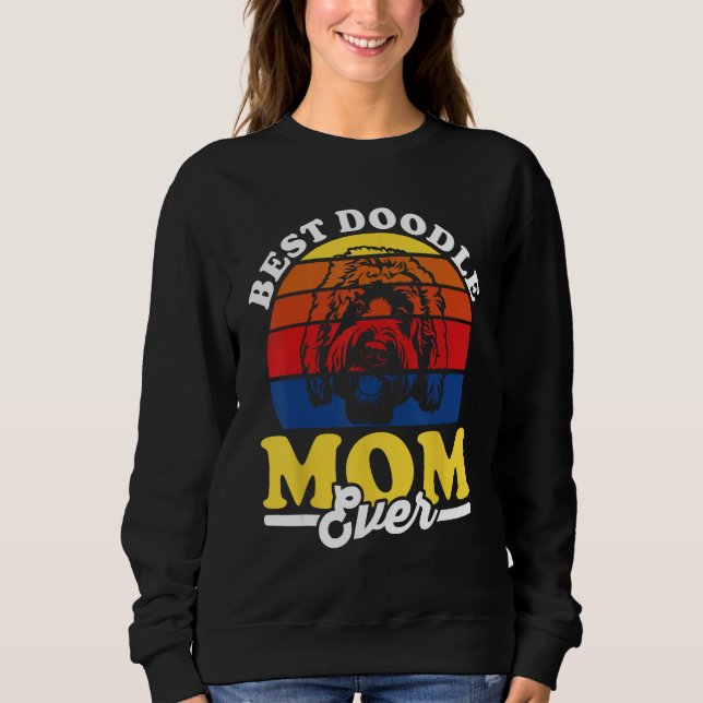 Labradoodle Goldendoodle Dog  Best Doodle Mom Ever T Shirt (Framsida)