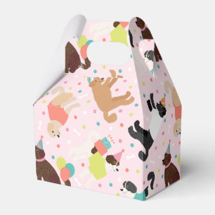 Labradoodle/Goldendoodle-Födelsedagsfest Presentaskar