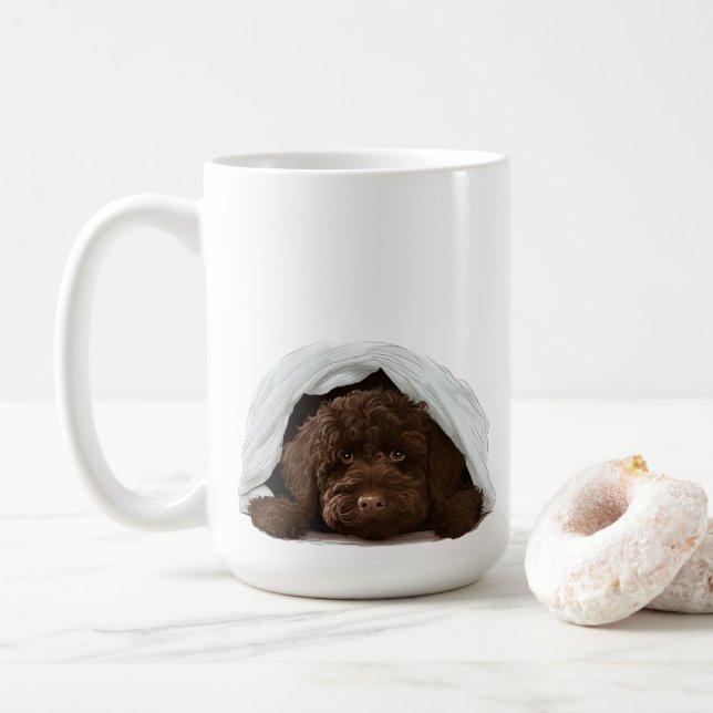 Labradoodle Goldendoodle Hund Mamma Doodle Gift Te Kaffemugg (Med munk)
