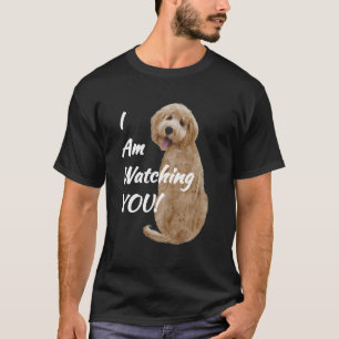 Labradoodle Goldendoodle jag tittar på dig Hund Kä T Shirt