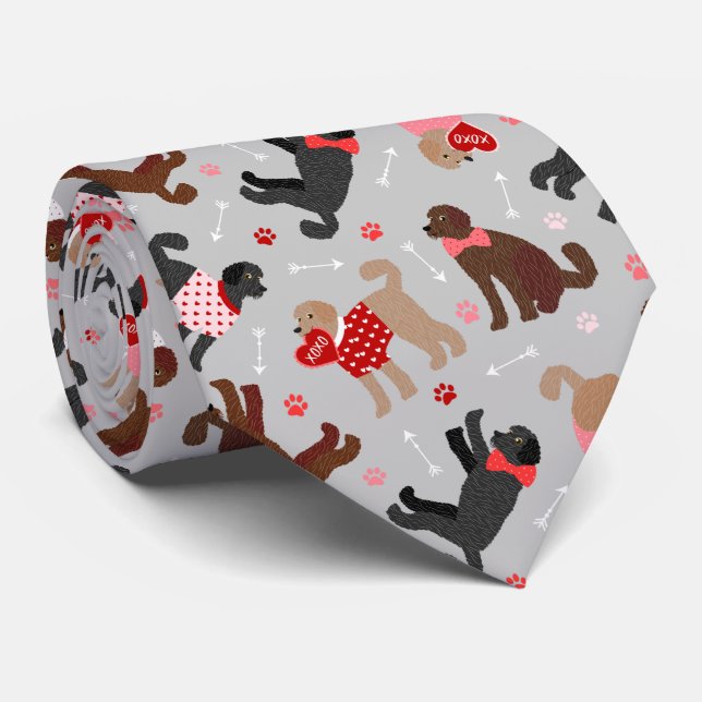 Labradoodle / Goldendoodle Valentine Mönster Slips (Rullad)