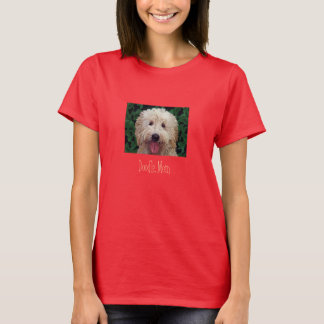 Labradoodle guld- klotterT-tröja Tee Shirt