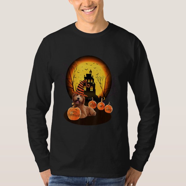 Labradoodle Halloween For Kids Mom Dad Love Dog T Shirt (Framsida)