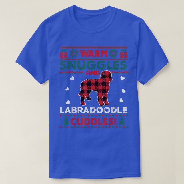 Labradoodle Hund älskare Pajama Cute Hund ugly Chr T Shirt (Design framsida)