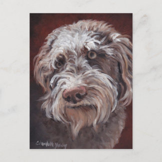 Labradoodle Hund Art-vykort Vykort