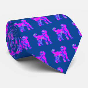 Labradoodle Hund Cute Rosa Silhouette Blue Nacke Slips