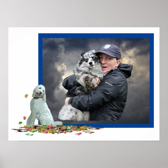 Labradoodle Hund I Löv Poster (Framsidan)