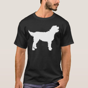 Labradoodle hund (i vit) tee