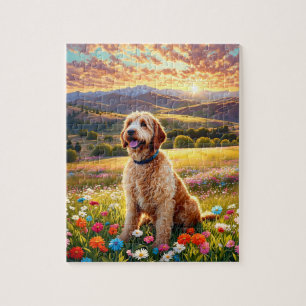 Labradoodle hund pussel