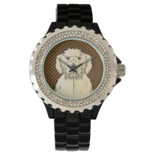 Labradoodle Hund Tecknad Tassar Armbandsur