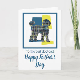 Labradoodle Hund TriColour Fars Dag Kort