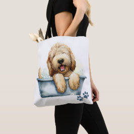Labradoodle Hund Tygkasse