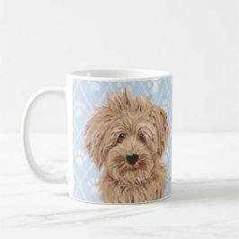 Labradoodle hundmålningar/Labradoodle kärlek/, Kaffemugg