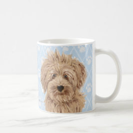 Labradoodle hundmålningar/Labradoodle kärlek/, Kaffemugg