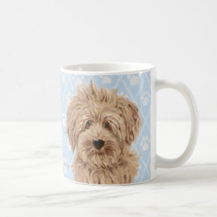 Labradoodle hundmålningar/Labradoodle kärlek/, Kaffemugg
