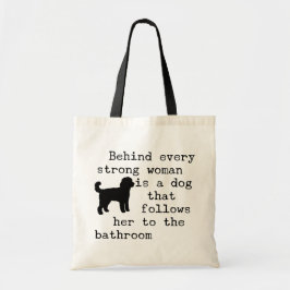 Labradoodle-hunds humorcitat tygkasse