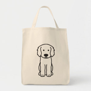 Labradoodle hundtecknad tygkasse