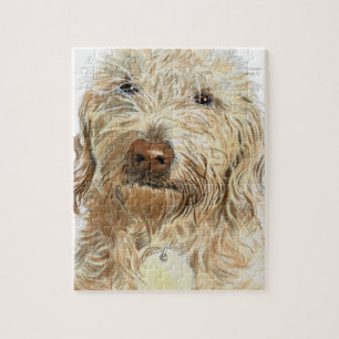 Labradoodle ingefära pussel