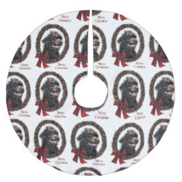 Labradoodle-julklappar Julgransmatta Borstad Polyester