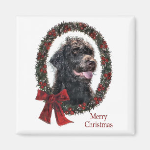 Labradoodle-julklappar Magnet