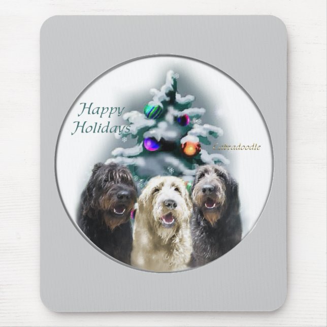 Labradoodle-julklappar Musmatta (Framsidan)