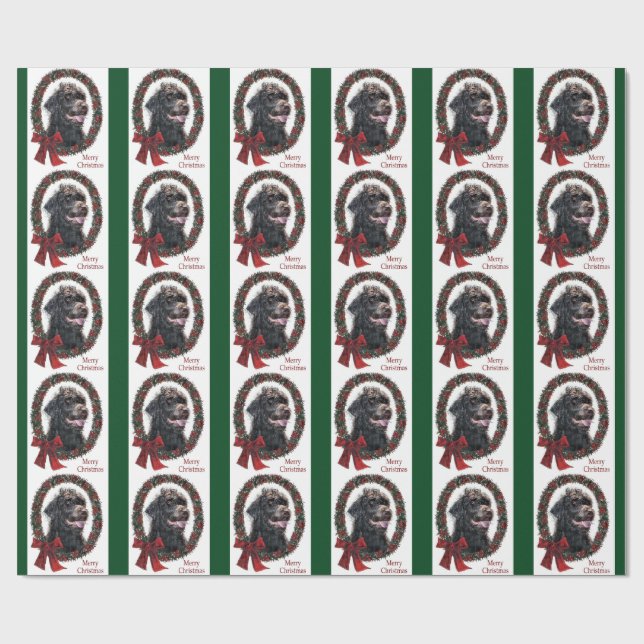 Labradoodle-julklappar Presentpapper (Platt)