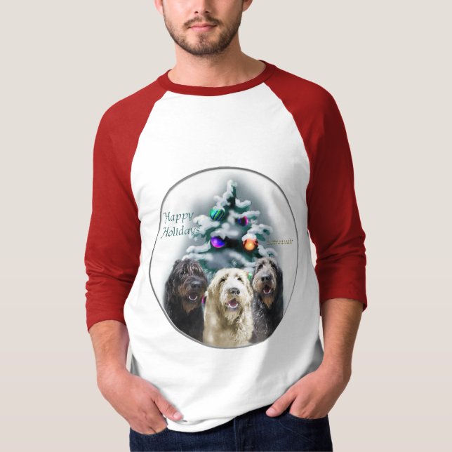 Labradoodle-julklappar T Shirt (Framsida)