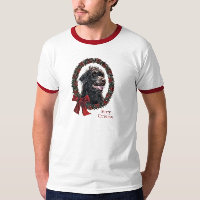 Labradoodle-julklappar Tee Shirt (Framsida)
