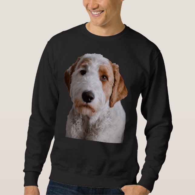 Labradoodle Lång Ärmad Tröja (Framsida)
