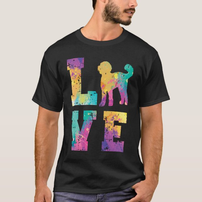 Labradoodle Love T Shirt (Framsida)