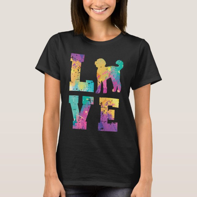 Labradoodle Love T Shirt (Framsida)