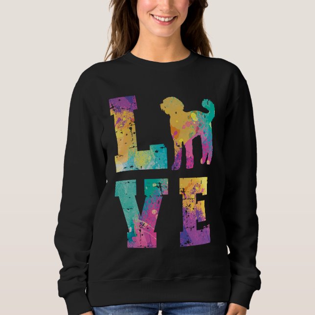 Labradoodle Love T Shirt (Framsida)