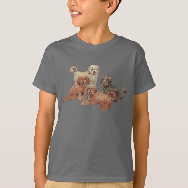 LABRADOODLE lurar T-tröja <3 Tee Shirt (Framsida)