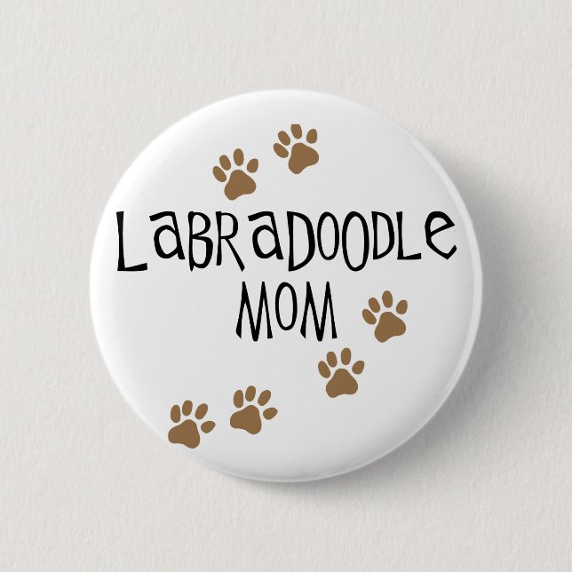 Labradoodle mamma knapp (Framsida)