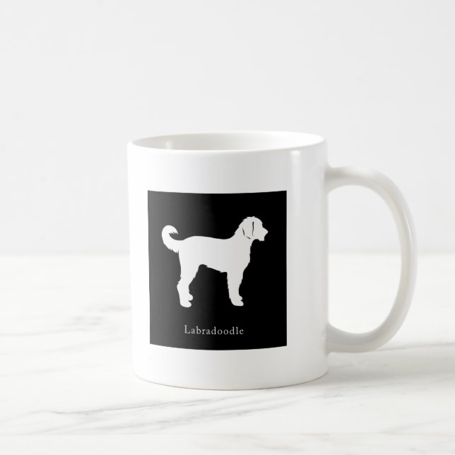 Labradoodle mugg (svarten) (Höger)