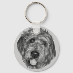 Labradoodle Nyckelring