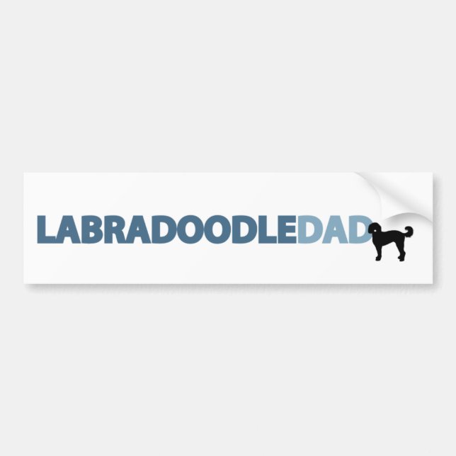 Labradoodle pappa bildekal (Framsidan)
