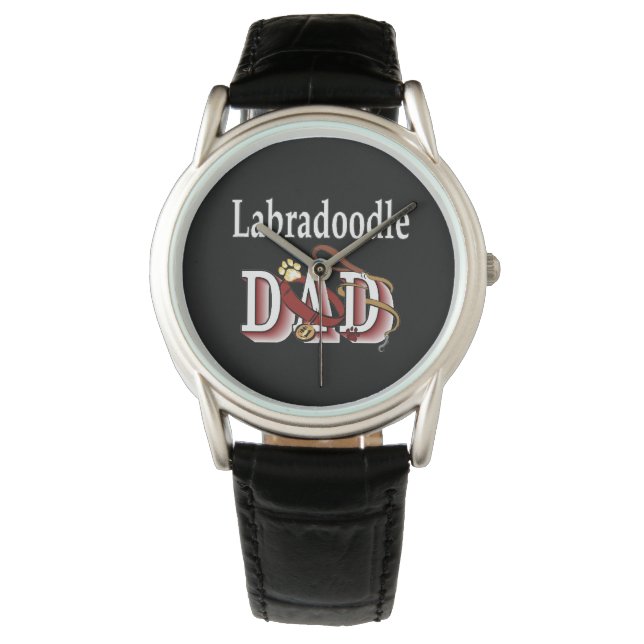 Labradoodle Pappa Gifts Armbandsur (Framsida)