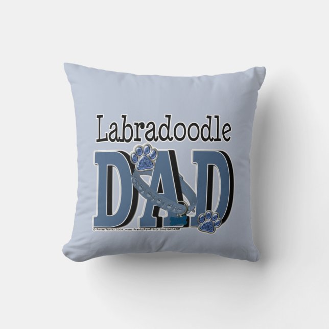 LabraDoodle PAPPA Kudde (Framsida)
