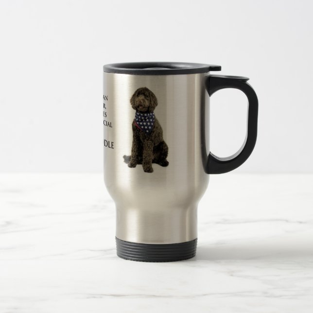 Labradoodle pappamugg resemugg (Höger)