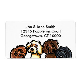 Labradoodle Rainbow Fraktsedel