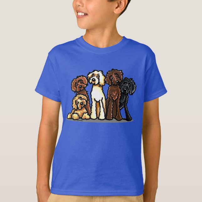 Labradoodle Rainbow Tee (Framsida)