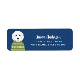 Labradoodle Returadressetiketter Returadress Etikett