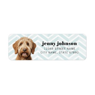 Labradoodle-Returetiketter Returadress Etikett
