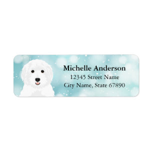 Labradoodle-Returetiketter Returadress Etikett